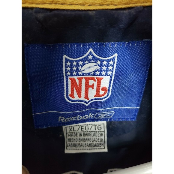 Reebok NFL Men's St Louis Rams Full Zip Wind Track Jacket, Multi-Color,‎ Size XL - Picture 4 of 7